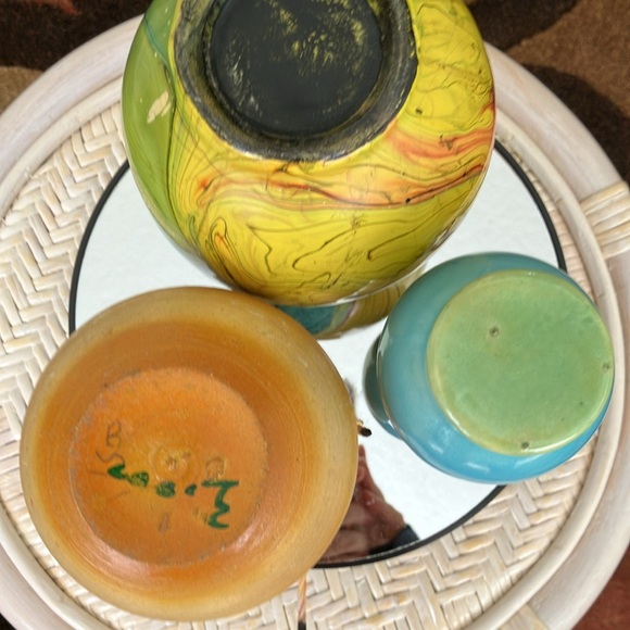 VINTAGE  MEXICAN & POTTERY VASES BUNDLE - Picture 12 of 17
